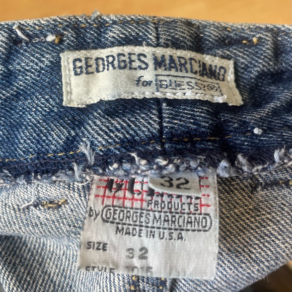 Vintage Guess 1980s Georges Marciano Skinny Jeans 29x27 Ankle Zip Pristine 🤌 - Picture 8 of 10